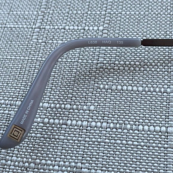 Liz Claiborne Ladies Eyeglasses Frame L638 HAQ 135 53[]16 Gray Tone Glasses - Picture 10 of 11